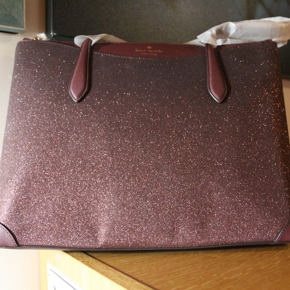 NWT Kate Spade Shimmy Tote in Deep Nova - Picture 1 of 10